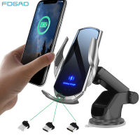 15W Qi Car Wireless Charger for iPhone 13 12 11 Pro XS XR 8 Samsung S21 S20 S10 Xiaomi Magnetic USB Charging Phone Holder