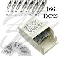 Piercing Needle 16G 1.2MM 100 Piece Box  เข็มเจาะ 16 เกจ 1.2MM 100 ชิ้น  กล่อง