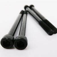 1/10pc M3 M4 M5 M6 M8 Black Grade 12.9 Steel Lengthened Long Allen Hexagon Hex Socket Cap Head Screw Bolt Half Thread L 30-300mm