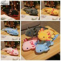 PANUCCI Axolotl ตุ๊กตาหนานุ่มใหม่สีสันสดใสปลาซาลาแมนเดอร์ตุ๊กตาหนานุ่ม Peluche ของขวัญวันเกิดเด็กปุย