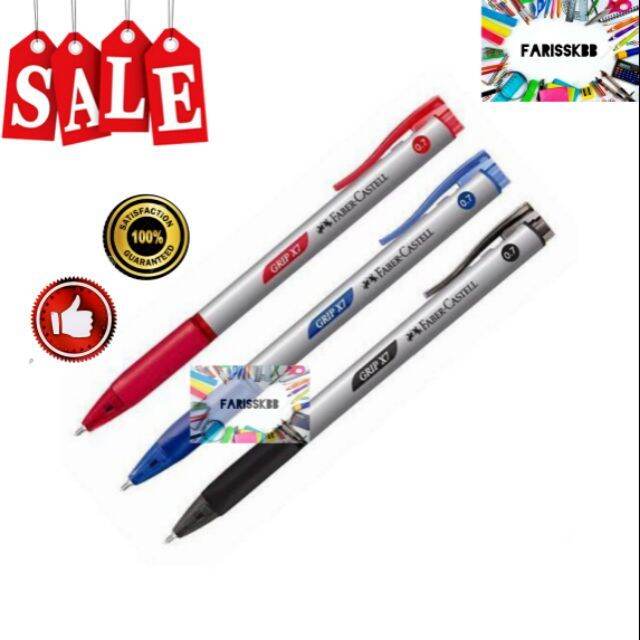 FABERCASTELL GRIP X7 BALL PEN 0.7MM Lazada