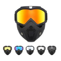 ☄ Windproof Mask Goggle HD รถจักรยานยนต์แว่นตากีฬากลางแจ้งแว่นตาขี่วิบากฤดูร้อนแว่นกันแดดป้องกันรังสียูวี