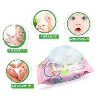 Babycare ทิชชู่เปียก จำนวน 80 แผ่น  แนะนำสำหรับเด็ก 6 เดือนขึ้นไป # LZ-745