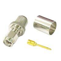 1pc New SMA Male Plug Connector Crimp With for RG8 RG213 LMR400 Straight Nickelplated Wholesale