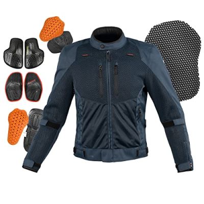 Komine เสื้อแจ็คเก็ตกันลมสำหรับ3D รถจักรยานยนต์,JK-1563ป้องกันรถจักรยานยนต์07-1563สีดำสีเทา
