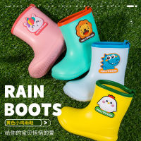 Childrens rain shoes, childrens rain gear, childrens rain boots, cartoon waterproof, childrens water shoes, kindergarten cartoon childrens rain boots