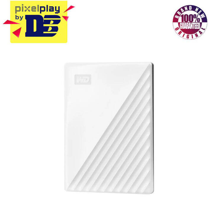WD My Passport External Hard Drive USB 3.2 Gen 1 5TB (White) + WD Soft