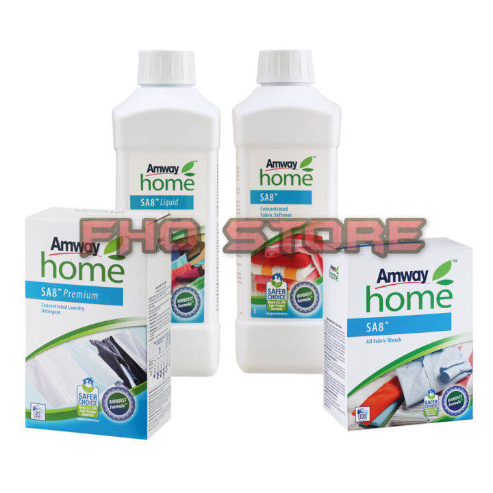 Amway SA8 Concentrated Fabric Softener All Fabric Bleach Premium