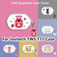 【Discount】 For Jovitech TWS T71 Case Transparent Cartoon Melody for Jovitech TWS T71 Casing Soft Earphone Case Cover