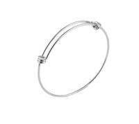 New 1.8mm Stainless Steel Wrist Bracelet Bangle Expandable Wire Bangle Wholesale 55mm 60mm 65mm 30piecelot