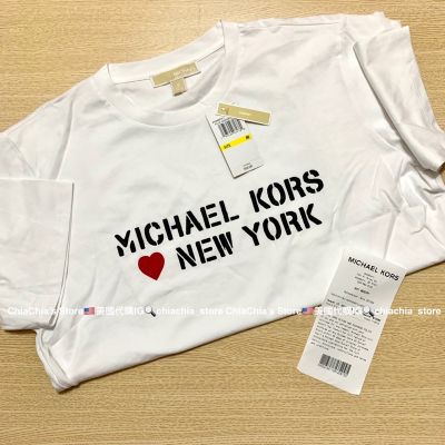 [COD] รับประกัน Michael Kors เสื้อยืดสตรีสำหรับผู้ชาย Uni ผู้ใหญ่ MK