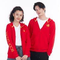 BODY GLOVE SC TRACK CLUB Hoodies เสื้อฮู้ด ชาย-หญิง สีแดง-05