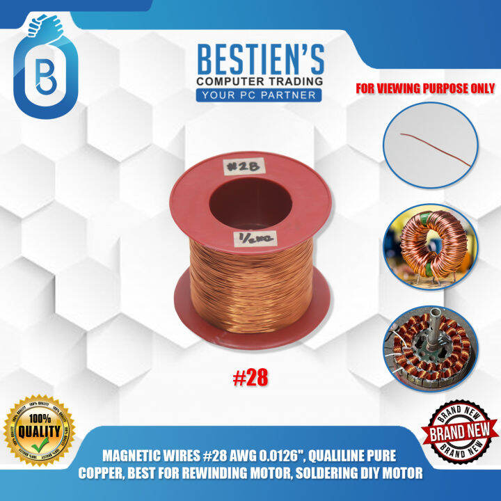 WIRES 28 AWG 0.0126", QUALILINE PURE COPPER, BEST FOR