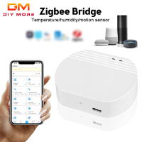 Diymore Zigbee 3.0ฮับอัจฉริยะ WiFi ทำงานพร้อมเซ็นเซอร์ตรวจจับการเคลื่อนไหวประตูสมาร์ทและเซ็นเซอร์วัดอุณหภูมิความชื้นเซ็นเซอร์หน้าต่าง