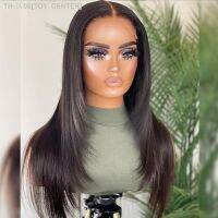 Layered Haircuts Lace Front Wigs Pre Plucked Straight 13x4 Lace Front Closure Wigs Butterfly Haircut Brazilian Remy Human Hair [ Hot sell ] TOY CENTER