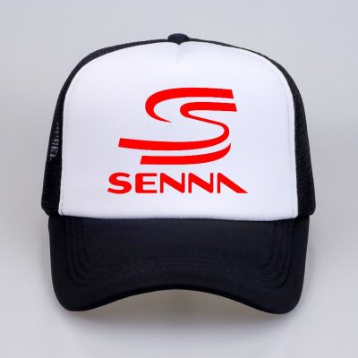 2023 New Fashion  Hero F1 Ayrton Senna Baseball Caps Printed Letters Cool Baseball Mesh Net Trucker Cap Dad Hat，Contact the seller for personalized customization of the logo