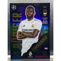 Antonio Rudiger การ์ดนักฟุตบอล 22/23 การ์ดสะสมทีม Real madrid c.f. การ์ดนักเตะ รีลมาดริด เรอัลมาดริด เรอัล มาดริด