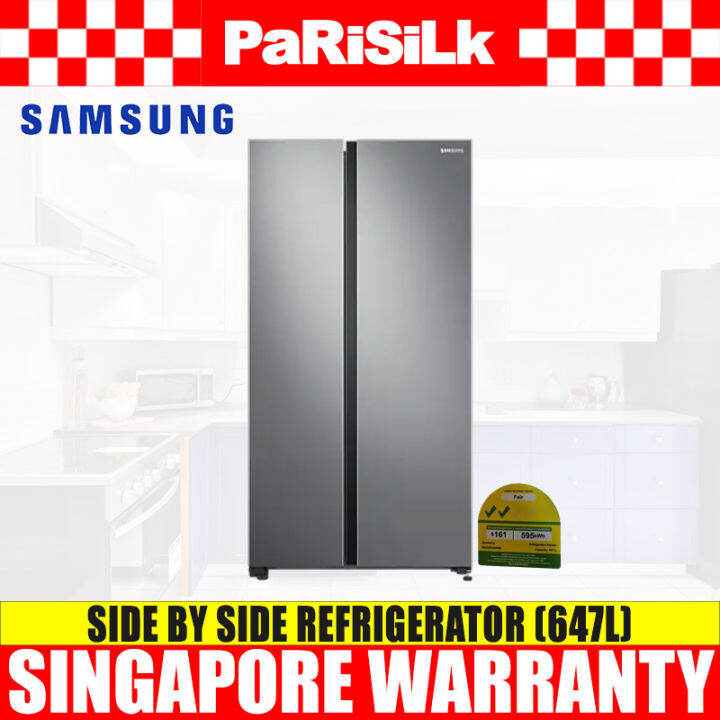 (Bulky) Samsung RS62R5004M9/SS Side by Side Refrigerator (647L), 2