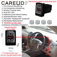 CAREUD รถ TPMS ภายใน U912-WF-S Car ระบบการตรวจสอบแรงดันยางรถยนต์ Car รถ TPMS สำหรับโตโยต้าคอโรลล่าอัลติส2008-2018ต้องมีช่องรูบอดขนาด34*23.5มม. (สูง * กว้าง)