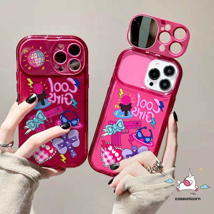 เคสโทรศัพท์-kaca-rias-ฝาพับใช้ได้กับ-iphone-11-14-12-13-pro-max-7-8-plus-xr-14-plus-x-xs-max-se-2020เคสนิ่มสติ๊กเกอร์กราฟิตี้ลายการ์ตูนน่ารักตลก