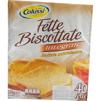 (แพ็ค 2) Pan Colussi Fette Integrali 320g