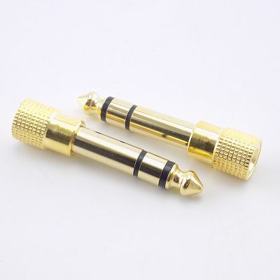 ；【‘； 3.5Mm Male 6.5Mm Female Jack Stereo Headphone Transmitter 3.5 6.5 Audio Mic Guitar Adapter Connectors Adapter Microphone Audio