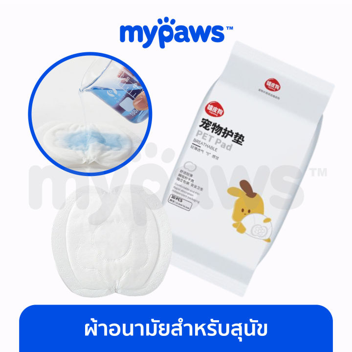 my-paws-ผ้าอนามัยสุนัข-สำหรับน้องหมามีประจำเดือน