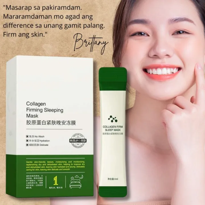 Authentic Collagen Firming Mask No Wash Korean Formula Sleeping Mask
