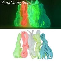 Luminous Shoelaces Athletic Sport Flat Canvas Shoe Laces Glow In The Dark Night Color Fluorescent Shoelace 80/100/120/140cm YG-1