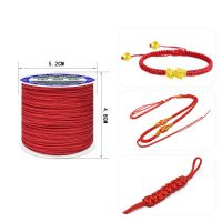 45m 0.8mm Cotton Nylon Cord Chinese Knotting Macrame Cord Beading Thread String DIY Braided Bracelet Beads Rings Jewelry Making Belts