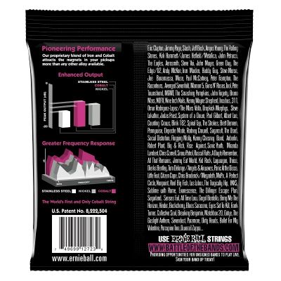 ：《》{“】= Ernie Ball Super Slinky Cobalt Electric Guitar Strings, 9-42 Gauge (P02723)