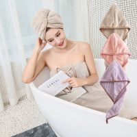 Hair Towel Microfiber Soft Quick Drying Hair Hat Shower Cap Towel Lady Thick High Turban Absorbent Towel Gift