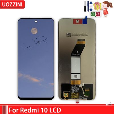 จอแอลซีดี AMOLED เหมาะสำหรับ Xiaomi Redmi Note 10จอ4G พร้อมชุดเครื่องอ่านพิกัดหน้าจอสัมผัสสำหรับ M2101K7AG Note10 M2101K7AI