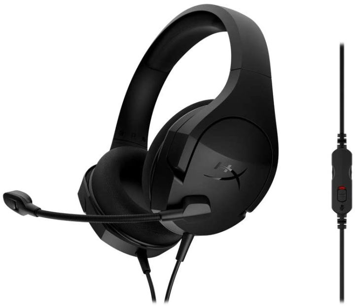 hyperx-cloud-stinger-core-gaming-headset-สีดำ-ประกันศูนย์-2ปี-ของแท้-หูฟังสำหรับเล่นเกม-black-hx-hscsc-bk