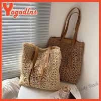 【Ready Stock】 ❐▨✒ C23 Yogodlns Large Capacity Straw Weaving Shoulder Bags Female Summer New Branded Beach Totes