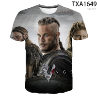 Summer 2020 New Summer 2023 Cartoon Viking 3D T Shirts Casual Streetwear Boy Girl Kids Fashion Men Women Children Printed T-shirt Tops Tee fashion versatile t-shirt