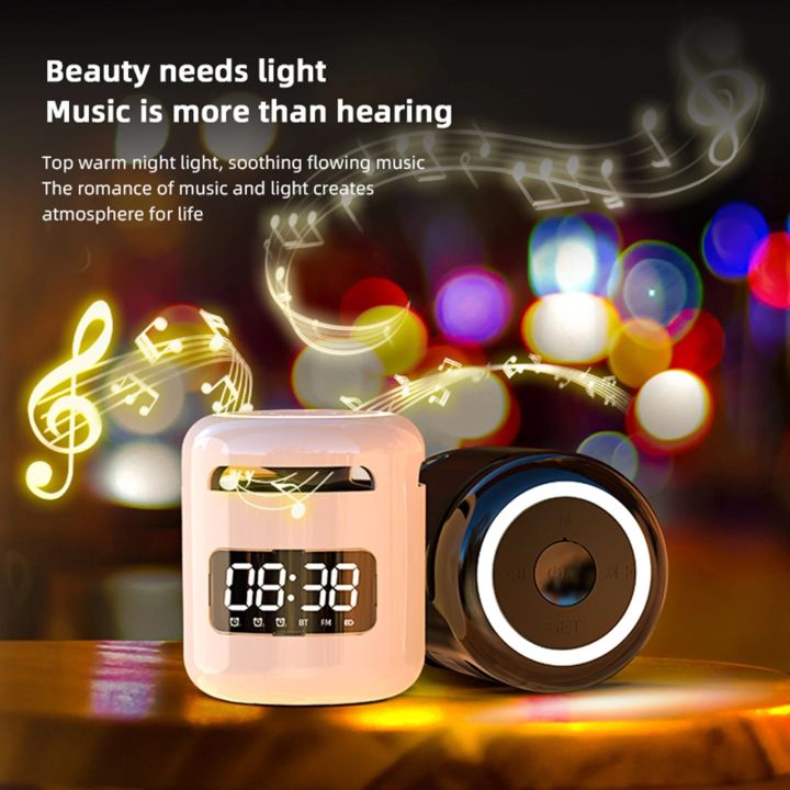 lefon-portable-bluetooth-speaker-stereo-music-subwoofer-wireless-speakers-led-night-light-alarm-clock-fm-radio-for-pc-phone-wireless-and-bluetooth-spe