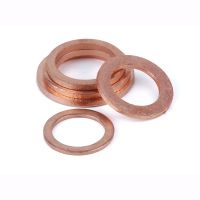 M3 M4 M5 M6 M7 M8 M9 M10 M12 M15 M17 M20 Brass Copper Sealing Boat Crush Washer Flat Seal Gasket Ring Sump Plug Thickness 0.1mm