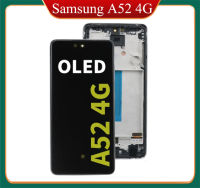 หน้าจอ OLED ที่ได้รับการทดสอบแล้วสำหรับ A52S LCD A525F 4G A52 Samsung Galaxy อะไหล่ดิจิไทเซอร์หน้าจอสัมผัสสำหรับ Samsung A52หน้าจอ LCD 5G A526B LCD