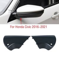 LHD ต่อ Honda Civic 2016 2017 2020 2019 2018 2021 Esterno Retrovisore Porta Specchietto Laterale Base Ferore Coperchio Coperchio Coperchio Cap Shell