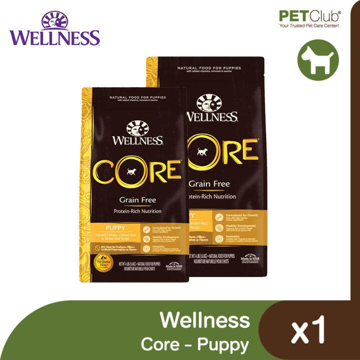 petclub-wellness-core-puppy-อาหารเม็ดลูกสุนัข-เกรนฟรี-3-ขนาด-1-8-5-4-11-8kg