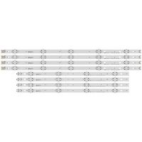 49uf6407 49uf6400ทีวี Lg 49จำนวน8ชิ้น/ชุดแถบไฟ Led 49lf510v 49uf640v Gan01-1255a-p1 Lge-wicop-49inch-uhd-fhd-rev05 Nc490due-sadp2