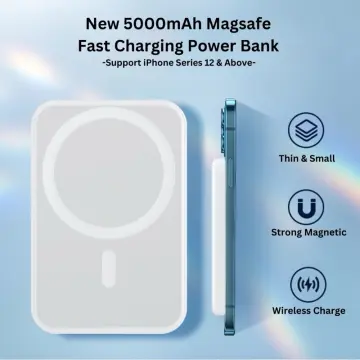 Magsafe Power Bank Magnetic Wireless Battery Pack for iphone 14 13 12 11  Pro Max Mini Fast Charger External Wireless Power Bank 5000mAh 