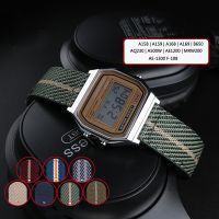 New Nylon Watchband for Casio Antique Electronic Cube Series Watch A158 A159 A168 A169 AE1200 MCW200 Canvas Bracelet Male Strap