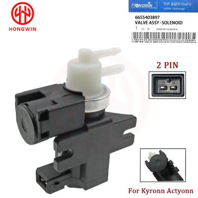Turbocharge Boost Pressure Converter Solenoid Valve 6655403897 / 6655403797 For Ssangyo Rexton Kyron Actyon Sports D20 D27 06-12