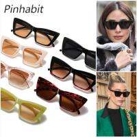 Pinhabit ยุโรปและอเมริกาเรียบง่าย Cat Eye แว่นตากันแดดสำหรับผู้หญิง Unisex Fashion Street Shot