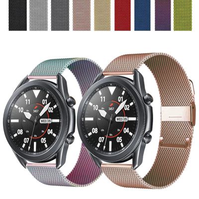 lipika Milanese strap For Samsung Galaxy watch 3 45mm 41mm/Active 2 46mm/42mm Gear S3 Frontier 20mm 22mm bracelet Huawei GT/2/2e band
