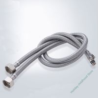 Cold and hot braided hose faucet washbasin hose single end stainless steel water inlet pipe