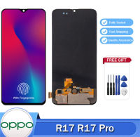 6.4 "หน้าจอ LCD สำหรับ AMOLED สุด OPPO R17โปรสัมผัสหน้าจอ LCD หน้าจอดิจิตอลแทนการประกอบสำหรับ OPPO หน้าจอ LCD R17