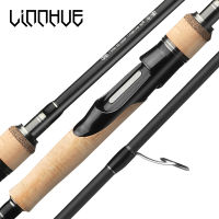 LINNHUE Fishing Rod Lure Rod 1.68 1.8M 2.1M 2.4m 23 Section M ML Carbon Fiber Light Spinning Rod Baitcasting Rod Gift Rod Cover